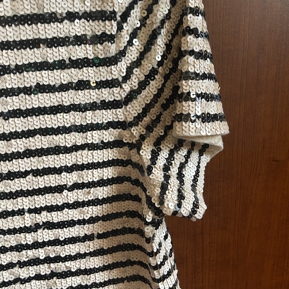J. Crew black and white sequins - Picture 4 of 10
